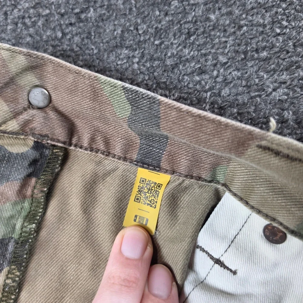 Polo Ralph Lauren Sullivan Slim Camo Pants Mens 38x30 Woodland Camouflage Jeans